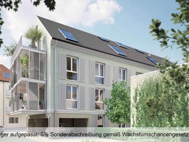Neubau Erstbezug * 4 Zimmer Wohnung mit großzügigem Balkon * 5% degressive AfA möglich