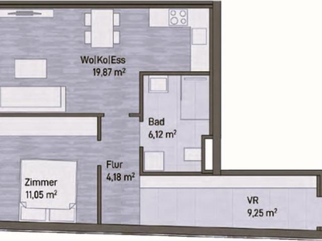 Neubau: Exklusive Anlegerwohnung 50M² in Zentraler Lage in Graz, Gries!