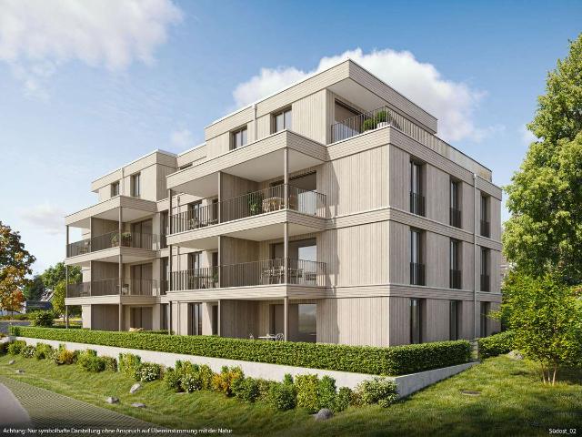 Neubau KfW40: Attraktive 4 Zimmer Dachgeschosswohnung mit Pfänderblick Wohnung B24