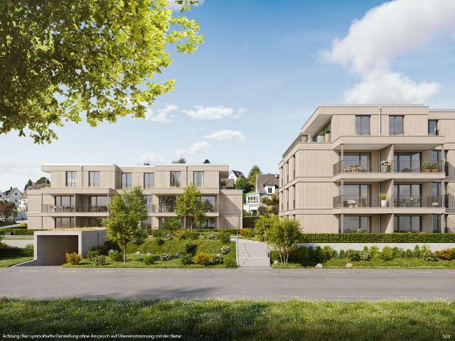 Neubau KfW40: Hochwertige, moderne 3 Zimmerwohnung mit Süd Ausrichtung | Wohnung B18