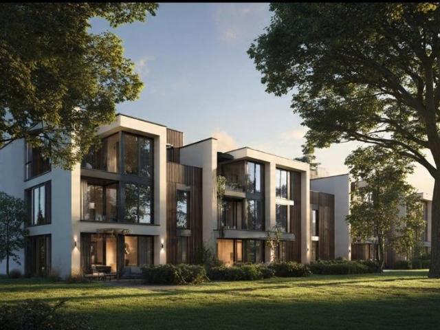 Neubau KFW 40 4 Reihenhäuser Neubau in WaldkirchBurgblickab