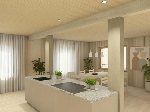 Neubau Helle 3.5 Zimmerwohnung im Appenzellerholz Haus
