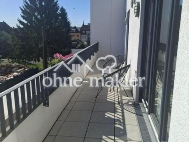 Neubau, helle gemütliche 2 Zi Penthousewohnung, Balkon, EBK, KfW40