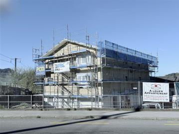 Neubau mit 6 Wohnungen im Bau