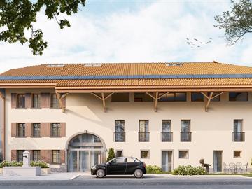 Neubau im Herzen von Lully, grosszügige 2.5 Zimmer
