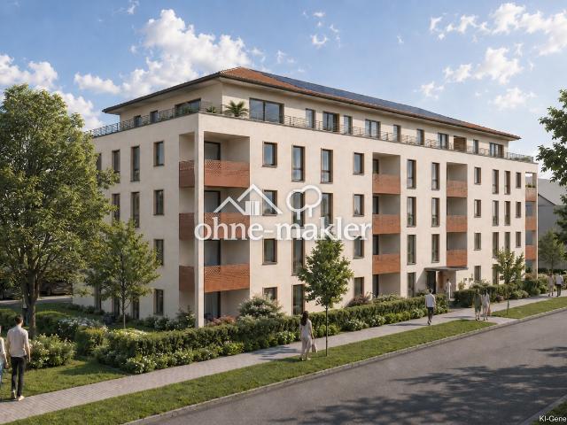 Neubau in Kassel Wehlheiden: großzügige 3 Zimmer Wohnung mit Loggia