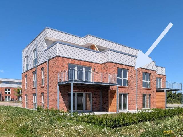 Neubau in Wyk: Moderne Mietwohnungen mit 2,5 Zimmern und 69,30 m² im 1. OG ab sofort bezugsbereit