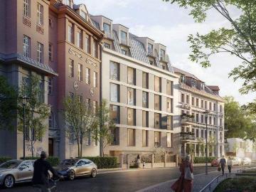 NEUBAU LEIPZIG GOHLIS SÜD | Stilvolle 3 Zimmer Wohnung im 1. OG mit Aufzug & Stellplatz – KfW 40 QNG