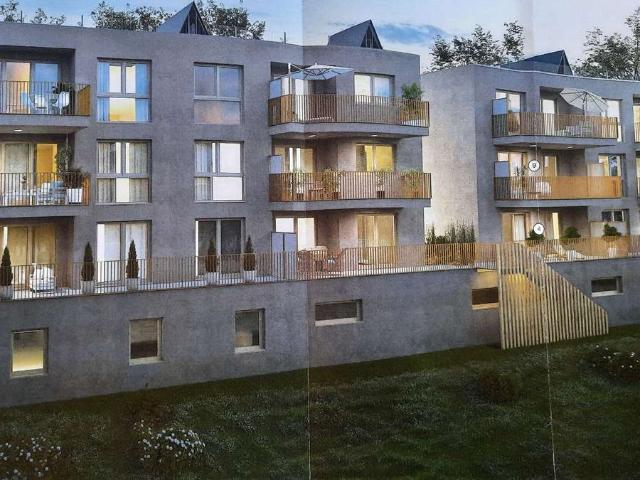 Neubau, moderne 3,5 Zi. Wohnung mit Terrasse im Erdgeschoss, TG Stellplatz mit Wallbox, Jagstblick