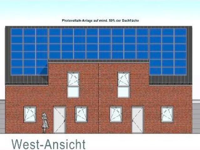 NEUBAU Moderne Massivbau KfW55 Standard Doppelhaushälfte I Lohne