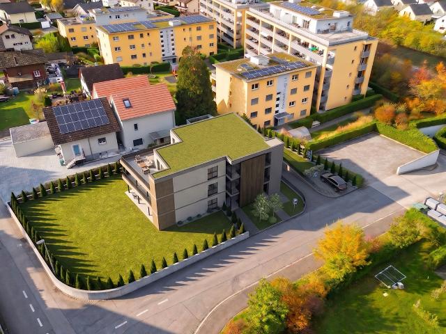 Neubau: Moderner Grundriss, grosse Terrasse, ökologische Haustechnik