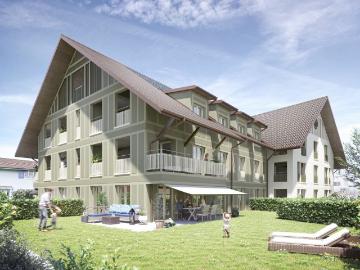 Neubau Madiswil: 4.5 Zimmer Eigentumswohnung mit grosszügigem Garten
