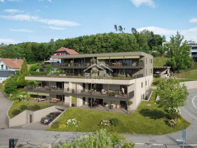Neubau mit Weitblick Wohnen, wo der Jura zum Greifen nah ist