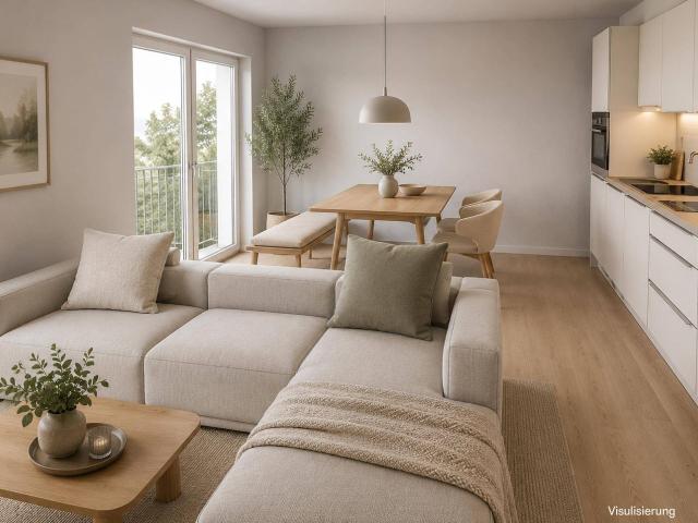 Neubau Sanierungsprojekt mit Aufstockung Visualisierung