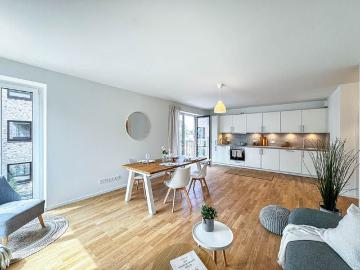 Neubau: Stilvolle 2 Zimmer Wohnung mit Dachterrasse