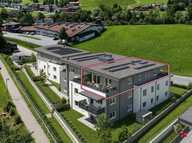 Neubau Penthouse mit Panoramablick & zwei Dachterrassen in der Region Kaiserwinkl / Kössen