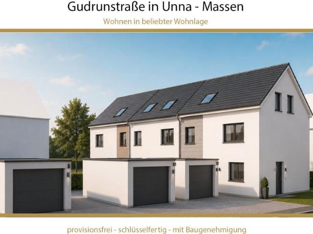 Neubau Reihenhaus in Unna Massen | 122 m² | mit Baugenehmigung