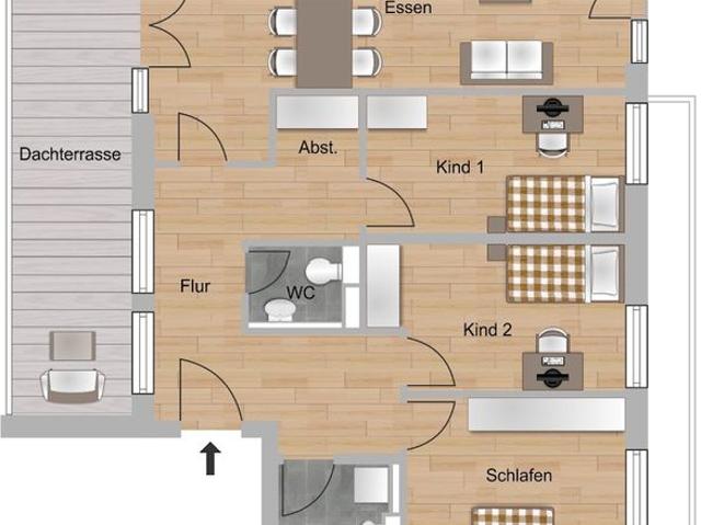 Neubau Riedbogen Naturnah Wohnen in Bergen Enkheim 4xH
