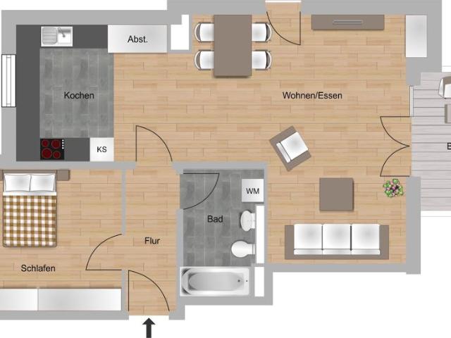 Neubau Riedbogen Naturnah Wohnen in Bergen Enkheim 2 H