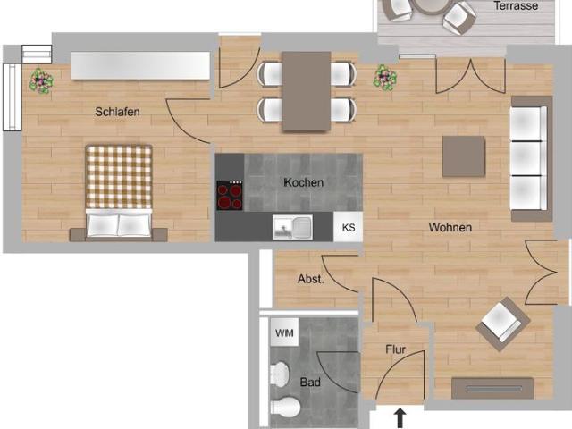 Neubau Riedbogen Naturnah Wohnen in Bergen Enkheim 2xT