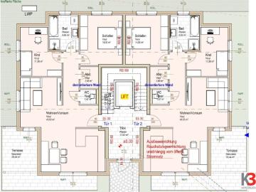K3 Neubau Ried/Tumeltsham Gartenwohnung mit Lift, Doppelcarport und Top Ausstattung