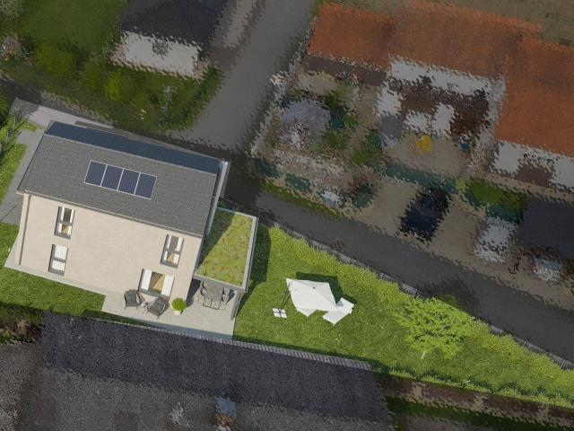 Schlüsselfertiges Neubau Wohnhaus in sehr guter Lage mit Terrasse und Garten sowie zwei Carports