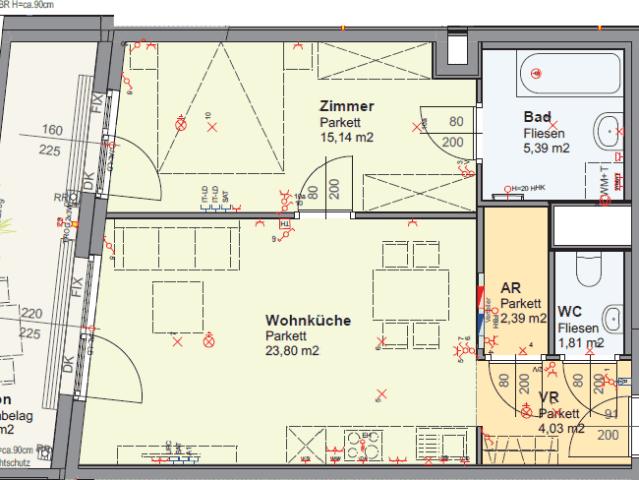 Neubau Wohnung in Wien 1100 mit Balkon und Lift