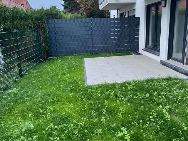 Neubau Wohnung in Münster: 3 Zimmer mit Terrasse und Garten
