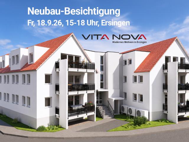 Neubau Wohnung mit 3,5 Zimmern Mit Balkon und überdachtem Stellplatz