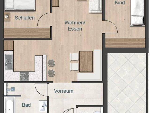 NEUBAU Wohnungen in Straßwalchen! 3 Zimmer Wohnung mit Balkon! ERSTBEZUG mit Tischlerküche