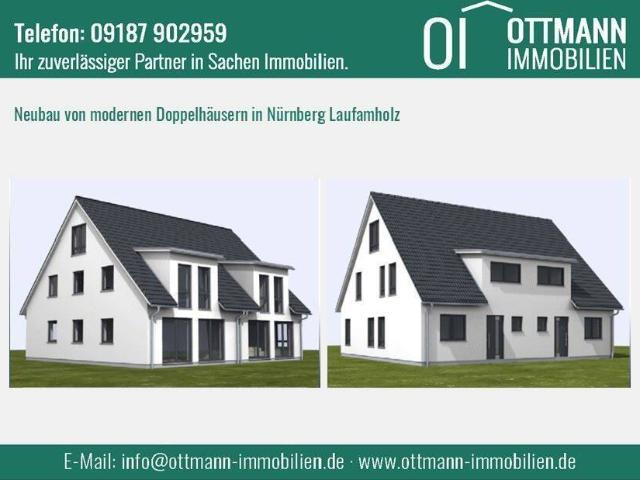 NEUBAU von modernen Doppelhäusern in Nürnberg Laufamholz !