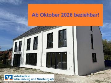 Neubau von drei Reihenhäusern vor den Toren der Kreisstadt