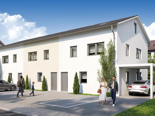 Neubau von drei Reihenhäusern in Bad Wörishofen