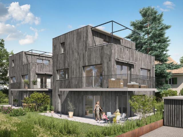 Neubau von zwei exklusiven, freistehenden 5.5 Zimmer Einfamilienhäusern in familienfreundlichen, ruhigen und zentrumnahen Quartier