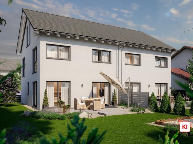 Neubau von 2 Doppelhaushälften in Preisendorf nur ca. 22 Autominuten zur Messe München Riem