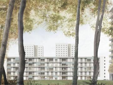 Neubau Zum Kahleberg 5 Raum Wohnung zu vermieten