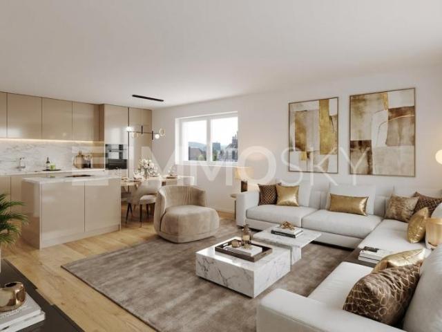 Neubau: Zwei Ebenen Maisonette mit Dachterrasse an besonderer Adresse