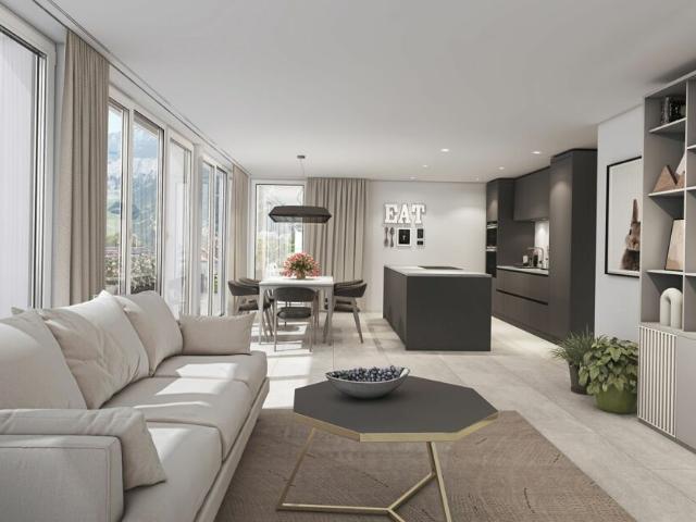 Neubau/Erstbezug: wunderschöne 3.5 Zimmerwohnung, zentral gelegen