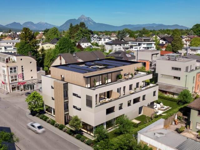 NEUBAUPROJEKT NONNTAL LIVING: Exklusive 2 Zimmer Wohnung mit Loggia und Balkon