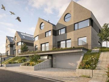 Neubauprojekt Allmendgasse mit vier 7.5 Zimmer Doppelhäuser Haus A