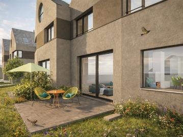 Neubauprojekt Allmendgasse mit vier 7.5 Zimmer Doppelhäuser Haus B