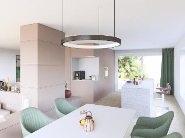 Neubauprojekt Allmendgasse mit vier 7.5 Zimmer Doppelhäuser Haus D