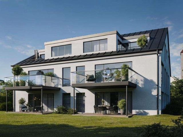NEUBAUPROJEKT: Exklusives Wohnen im 1. OG mit Balkon in moderner Architektur