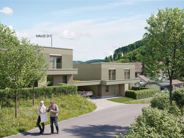 Baubewilligtes Projekt Gemsacker 4.5 Zimmer Doppeleinfamilienhaus D1