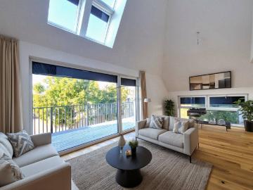 Neubauprojekt in Endphase | Moderne Dachgeschoß Maisonette mit Terrasse in Toplage von Tulln