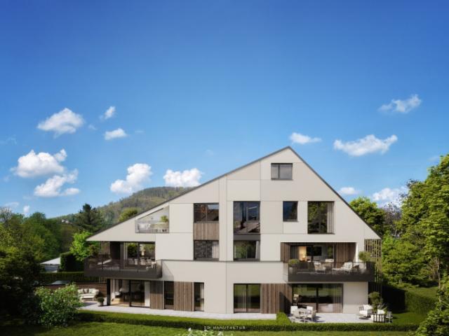 NEUBAUPROJEKT KAI37: Premiumlage Aigen Stilvolle 4 Zimmer Etagenwohnung mit Loggia und Balkon