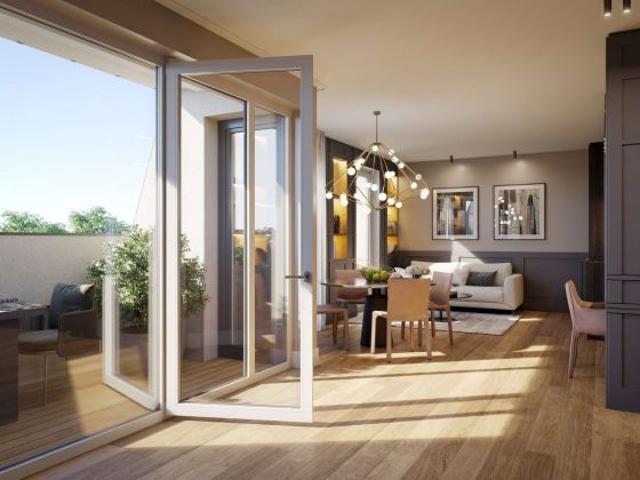 NEUBAUPROJEKT LANGE 30 – Helle Dachgeschosswohnung mit offenem Wohnkonzept und Blick über die Stadt