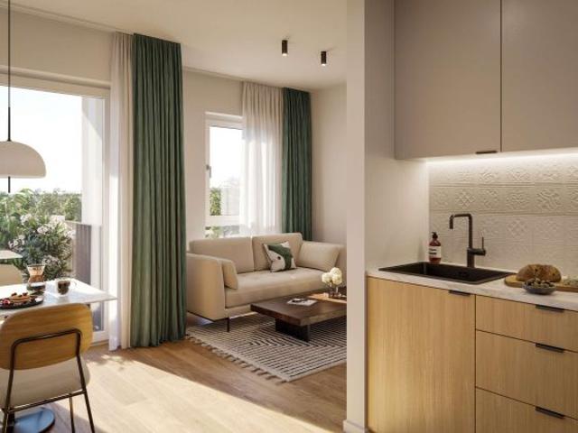 NEUBAUPROJEKT LANGE 30 – Lichtdurchflutete 2 Raum Wohnung mit Loggia und stilvollem Wohnambiente