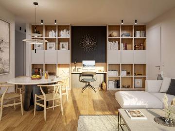 NEUBAUPROJEKT LANGE 30 3 Raum Wohnung mit Balkon und harmonischer Raumgestaltung