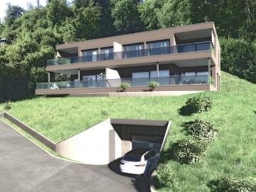 Neubauprojekt Pilatusblick Doppeleinfamilienhaus